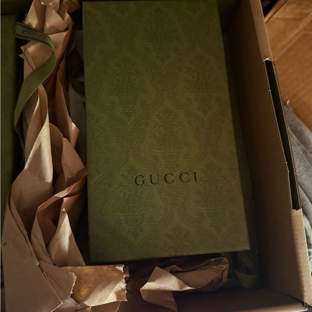 Gucci Green Patterned Box